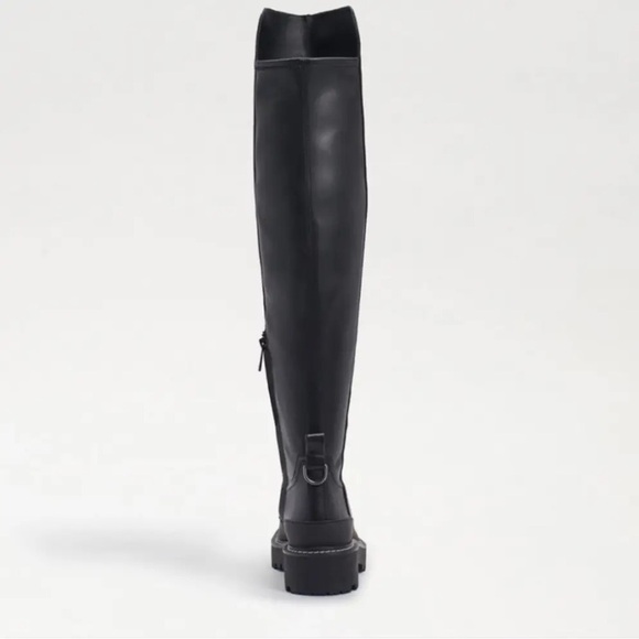 Sam Edelman $225 Women’s Lerue Over The Knee Lug Sole Black Boots Size 6 NWT - Picture 4 of 10